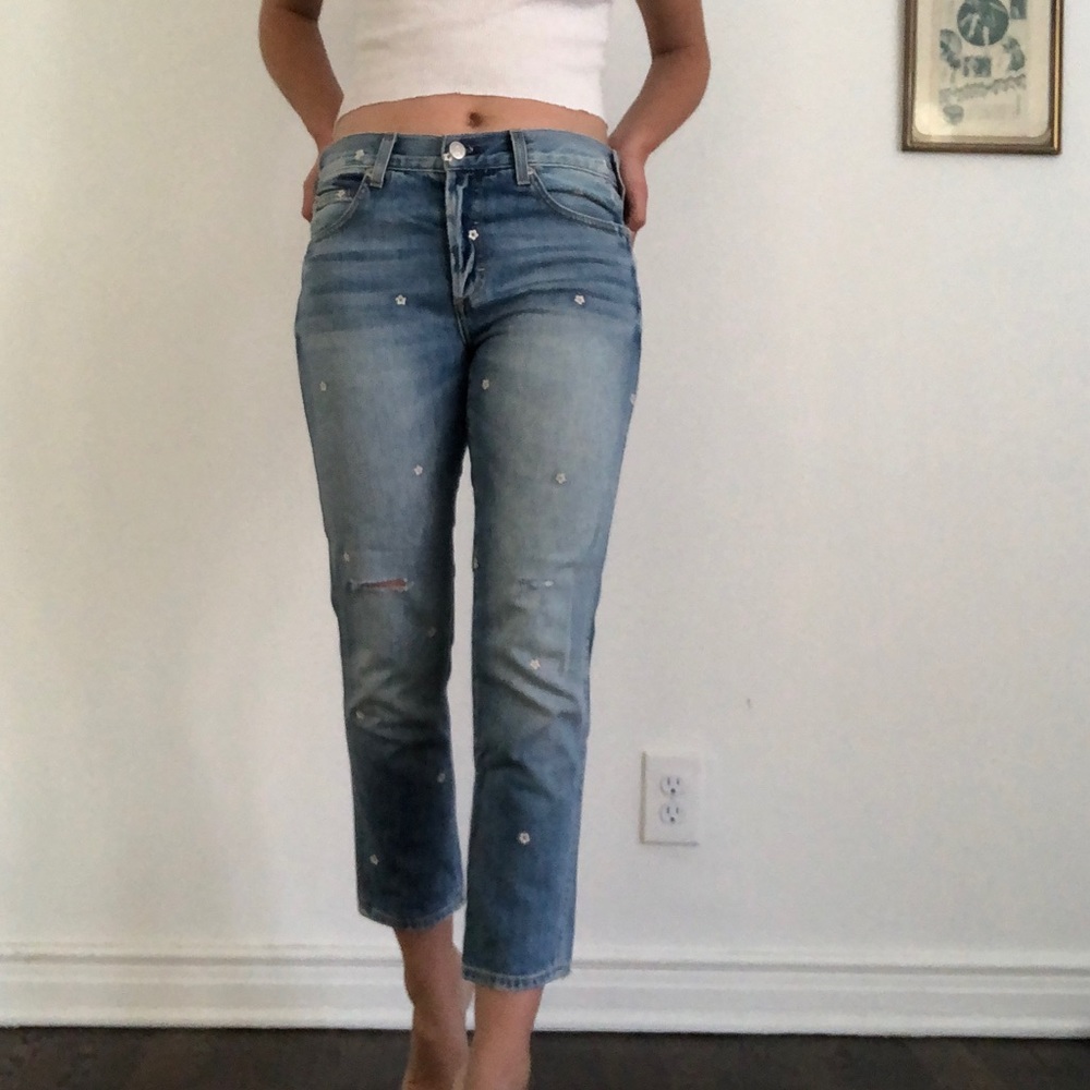 tomboy crop AMO denim